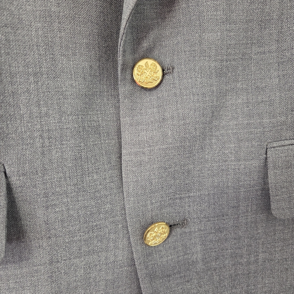 Palm Beach Men’s 42S Gray Blazer – 2 Button Classic Fit – Single Vent – Made in - Picture 9 of 12